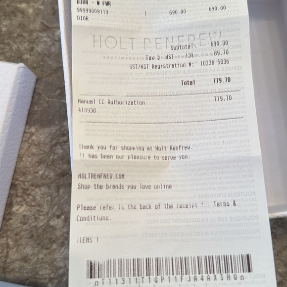 ❌SOLD ❌Authentic Dior 30 Montaigne bracelet - Picture 2 of 3